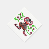 Wild Christmas dance  スタンダードカクテルナプキン (角)