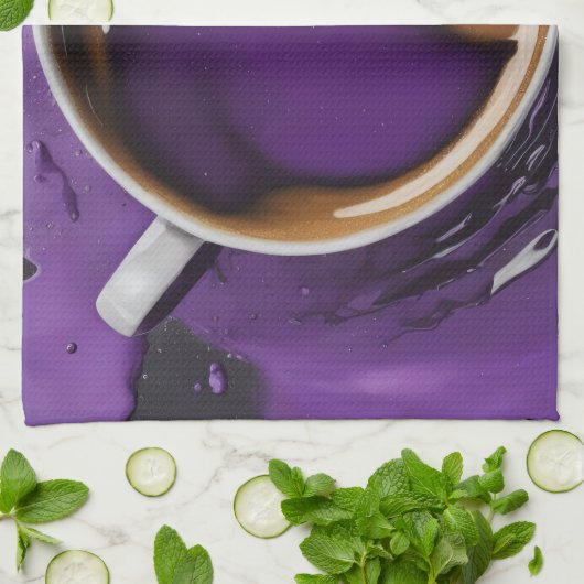 Wild Coffee Dreams キッチンタオル (折り畳み)