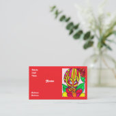 Wild Colorful Business Card 名刺 (スタンド正面)