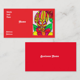 Wild Colorful Business Card 名刺