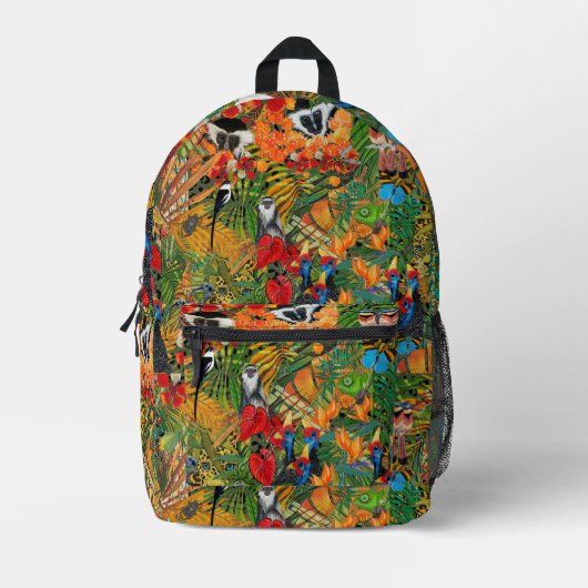 Wild Creation Backpack プリントバックパック (正面)