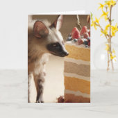 Wild Curiosity & Layered Cake カード (黄色い花)