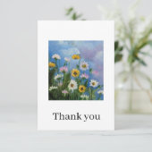 Wild daisies Thank you card サンキューカード (スタンド正面)