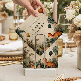 Wild Dino Forest Baby Shower スタンダードカクテルナプキン