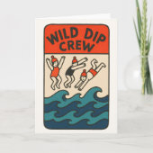 Wild Dip Crew – Sea Swimming Friends Design カード (正面)