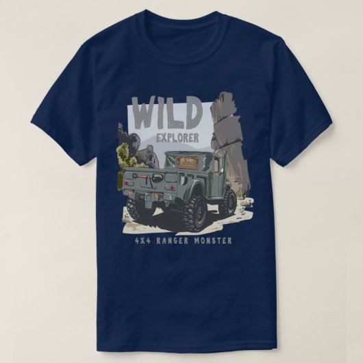 Wild Explorer Tシャツ (デザイン正面)