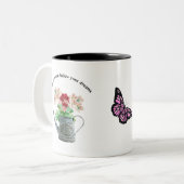 Wild flower blooming ツートーンマグカップ (正面左)