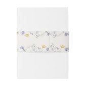 Wild Flowers Hand Written Wedding  招待状ベリーバンド (裏面例)