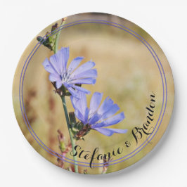 Wild Flowers in the 結婚 Morning's ペーパープレート