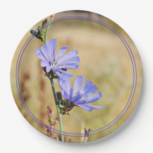 Wild Flowers in the Morning ペーパープレート (正面)