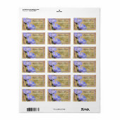 Wild Flowers in the Morning ラベル (フルシート)