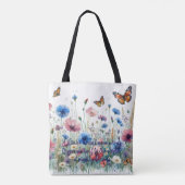 Wild Flowers & Quote トートバッグ (裏面)