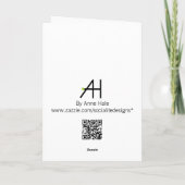 Wild For Youハートグリーティングカード シーズンカード (裏面)