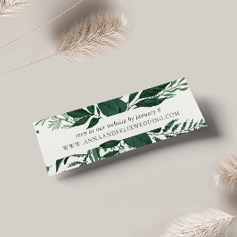 Wild Forestの結婚WebサイトRSVPカード |ミニ