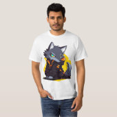 Wild Fox Artistic Nature T-Shirt Design Tシャツ (正面フル)