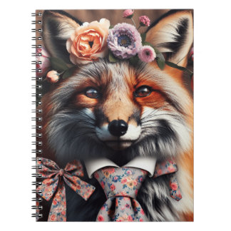 Wild fox wearing a tie cute  ノートブック