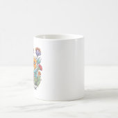 Wild & Free Boho ワイルドフラワー コーヒーマグカップ (中央)