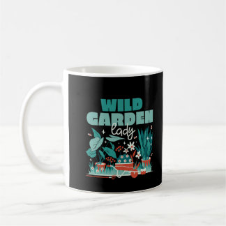 WILD GARDEN LADY 植物の可愛い庭 コーヒーマグカップ