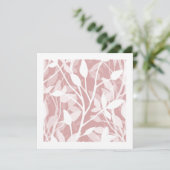 Wild Garden Mist Minimalist Botanical Art Card シーズンカード (スタンド正面)
