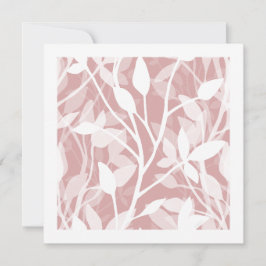 Wild Garden Mist Minimalist Botanical Art Card シーズンカード