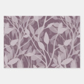 Wild Garden Mist Soft Botanical Foliage ラッピングペーパーシート (正面)