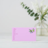 Wild Geranium Series Matching Items名刺 名刺 (スタンド正面)