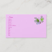 Wild Geranium Series Matching Items名刺 名刺 (正面)