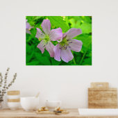 Wild Geranium Series Matching Items Poster ポスター (キッチン)