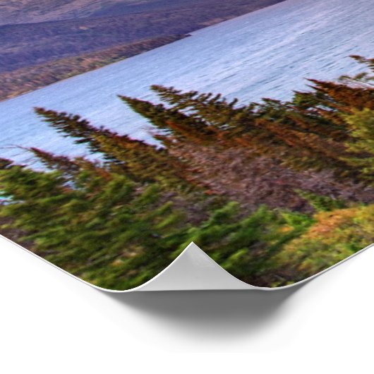 Wild Goose Island at Sunrise ポスター (角)