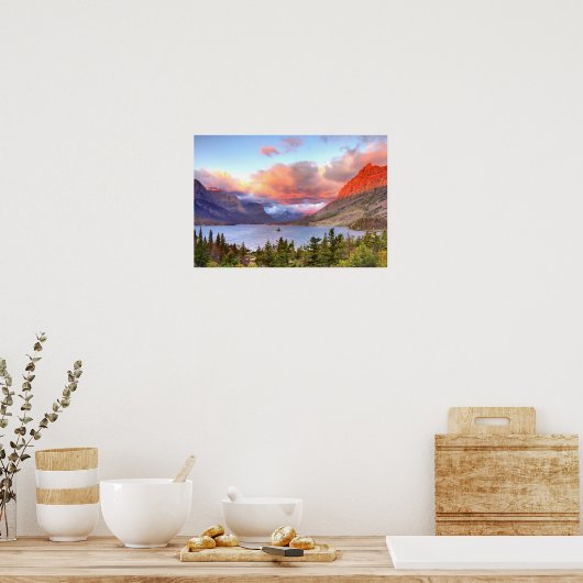 Wild Goose Island at Sunrise ポスター (キッチン)