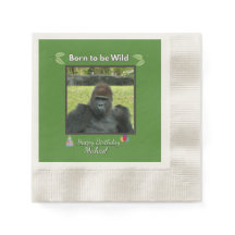Wild Gorilla Jungle Birthday Design