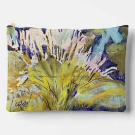 Wild Grass Plumes Painting / Artist Larry Lerew アクセサリーポーチ
