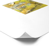 Wild Grass Plumes Painting / Artist Larry Lerew ポスター (角)