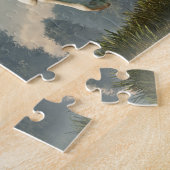 Wild Gray Horse ジグソーパズル (側面)