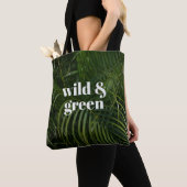 Wild & Green Tropical Garden トートバッグ (クローズアップ)