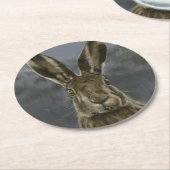 Wild Hare Coaster ラウンドペーパーコースター (アングル)