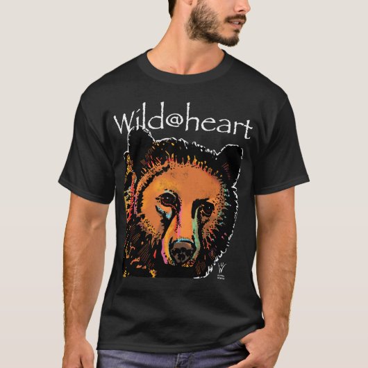 Wild@heartは虹の動物を産む Tシャツ (正面)