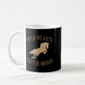 Wild Heart Can't Be Broken Funny S コーヒーマグカップ (左)
