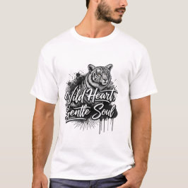 Wild Heart Gentle Soul Tiger Tシャツ