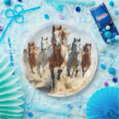 Wild Horse Stampede ペーパープレート (パーティー)
