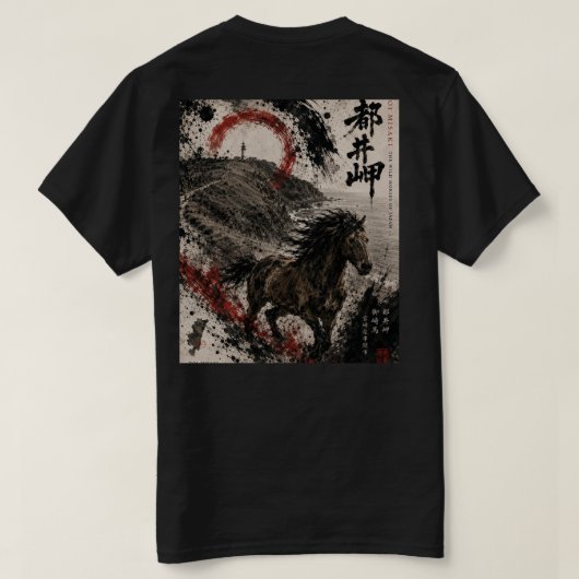 wild horse tシャツ (デザイン裏面)