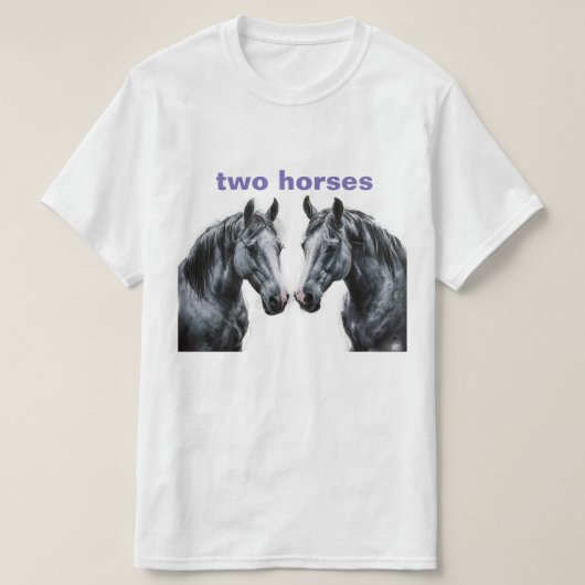 Wild Horse T-Shirt – Perfect for Horse Lovers Tシャツ (デザイン正面)