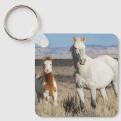 Wild Horses at Home in the Sandwash Basin キーホルダー (正面)