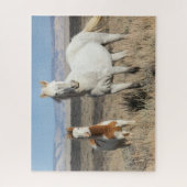 Wild Horses at Home in the Sandwash Basin ジグソーパズル (縦)
