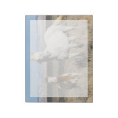 Wild Horses at Home in the Sandwash Basin ノートパッド (回転)