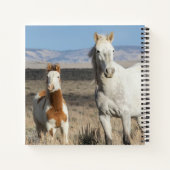 Wild Horses at Home in the Sandwash Basin ノートブック (裏面)