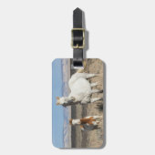 Wild Horses at Home in the Sandwash Basin ラゲッジタグ (正面縦)