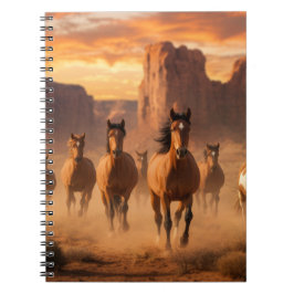 Wild Horses out West - Journal or Notebook ノートブック
