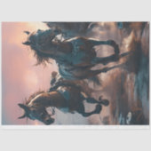 Wild horses Post apocalyptic futuristic V2 薄葉紙 (正面)