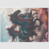 Wild horses Post apocalyptic futuristic V3 薄葉紙 (正面)